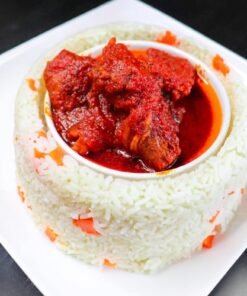White Rice & Stew